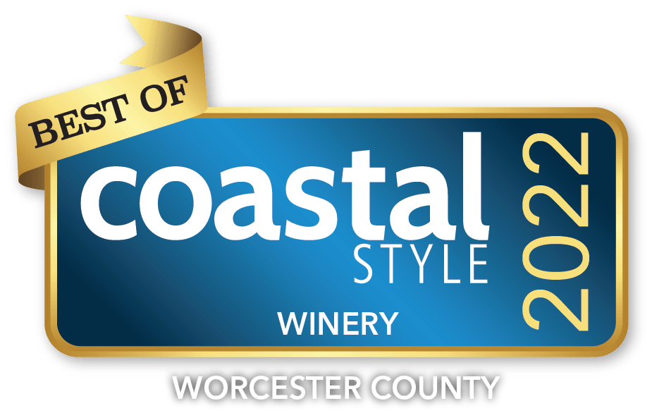 Worcester County Best of Coastal Style Winery award 2022