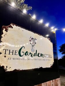 The garden grill at windmill creek vineyard and winery logo