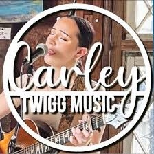 Woman singing with graphic "Carley Twigg Music" on the image.