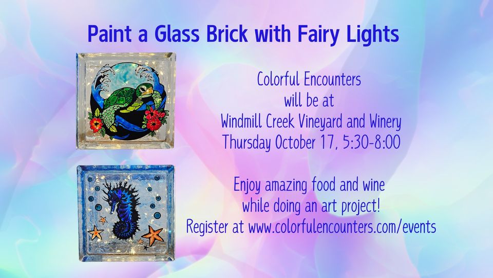 Paint a Glass Brick event