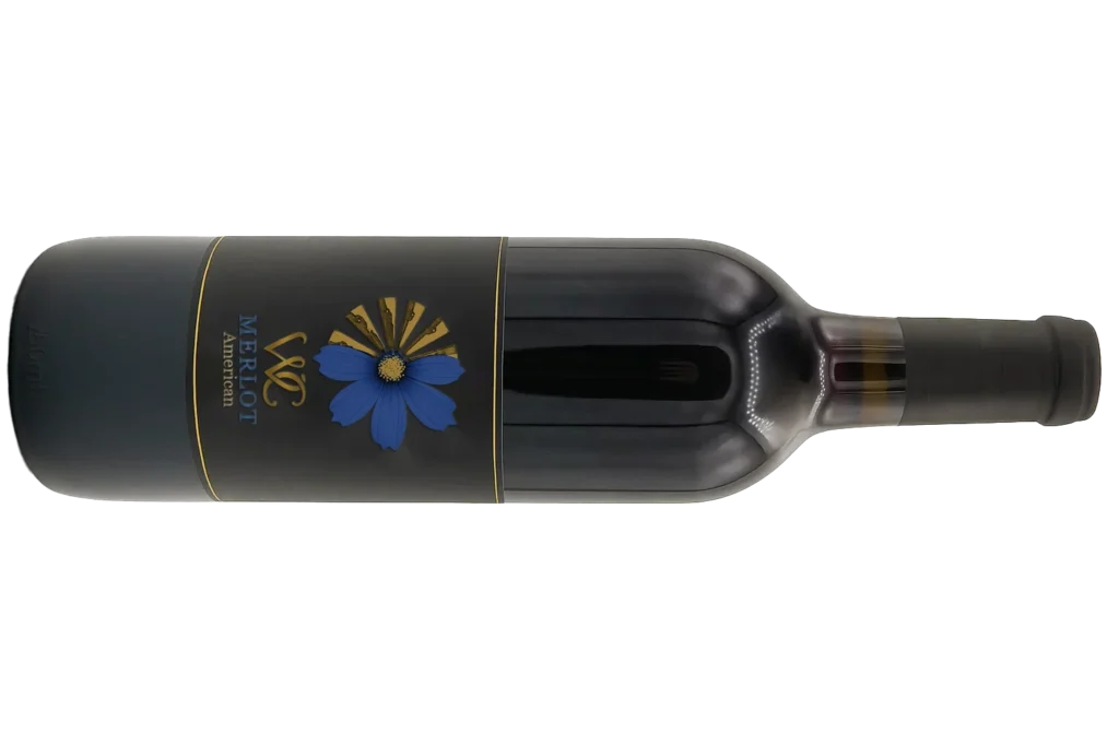merlot american (rotated) wine bottle