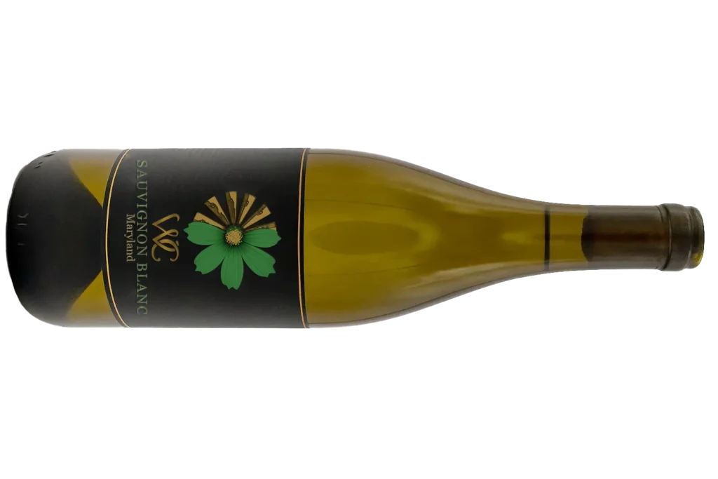 sauvignon blanc (rotated) wine bottle